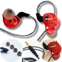Fone de ouvido para Academia Corrida Esporte In Ear cabo reforçado Alta Definição P2 3,5mm Fone de ouvido para Academia Corrida Esporte In Ear cabo reforçado Alta Definição P2 3,5mm