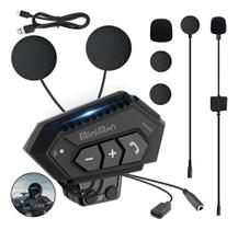 Fone De Ouvido Para Capacete Bluetooth Sem Fio + Cordão