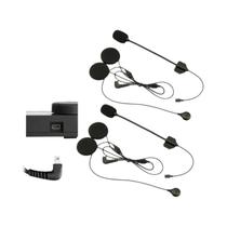 Fone De Ouvido Para Capacete De Motocicleta, 2 Peças, 2 Em 1, Acessórios De Microfone Para Tcom Fone De Ouvido Para Capacete De Motocicleta, 2 Peças, 2 Em 1, Acessórios De Microfone Para Tcom