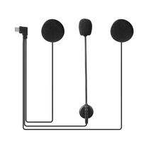 Fone De Ouvido Para Capacete De Motocicleta Com Conector Tipo-C E Microfone EJEAS V6 PRO+
