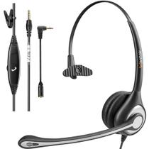 Fone de ouvido para celular Wantek Mono com microfone com cancelamento de ruído F600J35