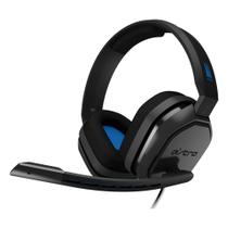 Fone de ouvido para jogos ASTRO Gaming A10 com fio leve preto/azul