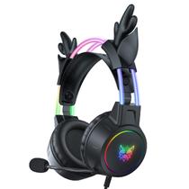 Fone de ouvido para jogos com som surround envolvente RGB encantador Fone de ouvido para jogos com som surround envolvente RGB encantador
