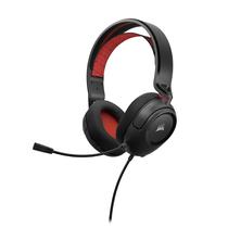 Fone de ouvido para jogos Corsair HS35 v2 multiplataforma com fio vermelho Fone de ouvido para jogos Corsair HS35 v2 multiplataforma com fio vermelho