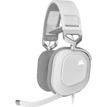 Fone de ouvido para jogos Corsair HS80 RGB USB com Dolby Audio 7.1 branco