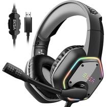 Fone de ouvido para jogos EKSA E1000 USB com microfone 7.1 Surround Sound