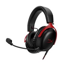 Fone de ouvido para jogos HyperX Cloud III para PC com fio PS5 Xbox preto/vermelho Fone de ouvido para jogos HyperX Cloud III para PC com fio PS5 Xbox preto/vermelho