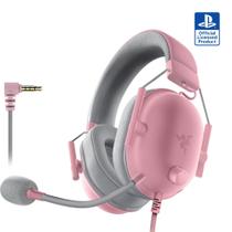 Fone de ouvido para jogos Razer BlackShark V2 X PlayStation Quartz Pink