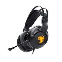 Fone de ouvido para jogos ROCCAT Elo 7.1 USB com iluminação AIMO RGB preta