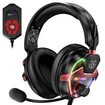 Fone de ouvido para jogos Tatybo para PS5 PS4 Xbox com som surround 7.1