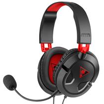 Fone de ouvido para jogos Turtle Beach Recon 50 com fio e microfone de 3,5 mm preto