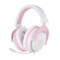 Fone de ouvido para jogos USOTSO MPOWER Stereo para PS4 PC Mobile Rosa Fone de ouvido para jogos USOTSO MPOWER Stereo para PS4 PC Mobile Rosa