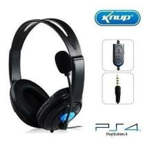 Fone de Ouvido para Ps4 Headset com Microfone - KP-352 - MIRÃO