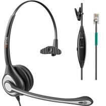 Fone de ouvido para telefone com fio Wantek Mono com microfone com cancelamento de ruído