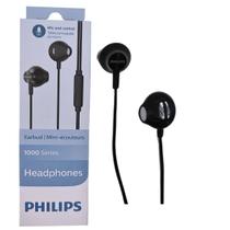 Fone de Ouvido Philips com Microfone ouvidos fio p2 TAUE 101 - Philps