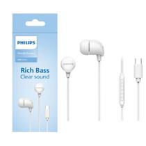 Fone de Ouvido Philips TAE2146 Tipo C Branco
