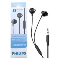 Fone de Ouvido Philips TAUE101BK Com Microfone Intra-Auricular Com Fio - Preto