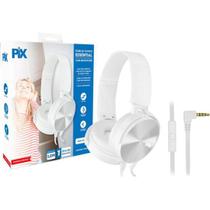 Fone de Ouvido Pix Essential Flat Com Microfone Branco Fone de Ouvido Pix Essential Flat Com Microfone Branco