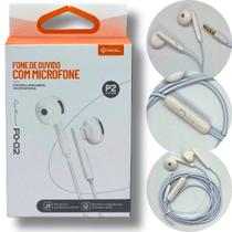 Fone de Ouvido Pmcell com Microfone P2 Som Estéreo