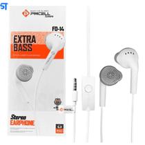 Fone de Ouvido PMCELL Slim P3, BRANCO - FO-14 Fone de Ouvido PMCELL Slim P3, BRANCO - FO-14