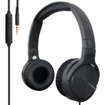 Fone de Ouvido PRETO Headphone KP-FN626 Headset Com Microfone KNUP S - Com Fio Entrada de P2 Pc Celular PS4 - PANAMI