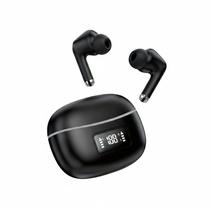 Fone de Ouvido Preto Sem Fio Bluetooth Touch Display LCD Fone de Ouvido Preto Sem Fio Bluetooth Touch Display LCD