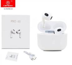 Fone de Ouvido Pro 6S Bluetooth Branco - KA-986 KAPBOM