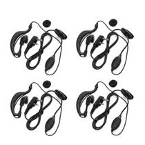 Fone de Ouvido PTT para Rádio Comunicador com Microfone para HT Baofeng UV5R 777s Headset Profissional de Comunicação