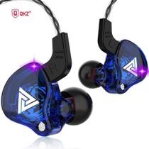 Fone De Ouvido Qkz Ak6 Gamer Dj In Ear C/case Pronta Entrega