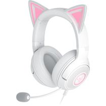 Fone de ouvido Razer Kraken Kitty V2 USB com fio e orelhas Chroma RGB