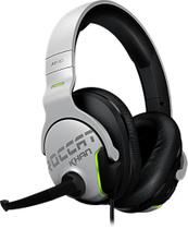 Fone de ouvido ROCCAT Khan AIMO Hi-Res 7.1 RGB Gaming Branco/Preto-ROC-14-801