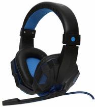 Fone de Ouvido Satellite AE-327A Gaming Stereo Headset com Mic. Preto/Azul