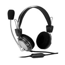 Fone de Ouvido Satellite AE-335 Preto/Prata Fone de Ouvido Satellite AE-335 Preto/Prata