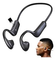 Fone de Ouvido Sem Fio Air Condução Indução Óssea Para Celular
