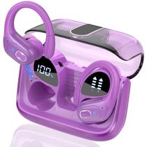 Fone de ouvido sem fio Aptkdoe 75hrs Bluetooth 5.4 Fone de ouvido roxo Fone de ouvido sem fio Aptkdoe 75hrs Bluetooth 5.4 Fone de ouvido roxo
