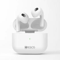 Fone De Ouvido Sem Fio Bluethooth Earbuds Modelo Eb-211 Cor Branco