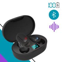 Fone De Ouvido Sem Fio Bluetooth 5.0 Compatível Iphone Samsung Motorola - Intra-auricular Preto