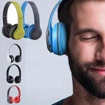 Fone De Ouvido Sem Fio Bluetooth 5.0 FM Cartão SD Diversas Cores