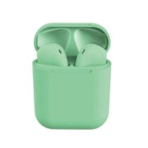 Fone de Ouvido Sem Fio Bluetooth 5.0 TWS Verde Pastel Kaidi FN-12 Fone de Ouvido Sem Fio Bluetooth 5.0 TWS Verde Pastel Kaidi FN-12