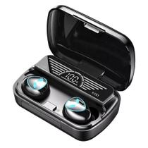 Fone De Ouvido Sem Fio Bluetooth 5.3 Potente Led LEF-AP13 Musica Lehmox Carregador Power Bank
