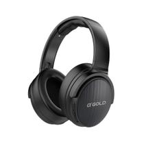 Fone de Ouvido Sem Fio Bluetooth 5.3 Pró Dobrável p/ Academia Trabalho Parque - aGold
