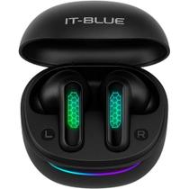 Fone de Ouvido Sem Fio Bluetooth 5.4 TWS RGB Até 8h de Bateria