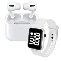 Fone de Ouvido Sem Fio Bluetooth AirPro 2 com Estojo de Carregamento Som Imersivo e Conforto Premium