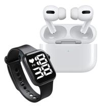 Fone de Ouvido Sem Fio Bluetooth AirPro 2 com Estojo de Carregamento Som Imersivo e Conforto Premium