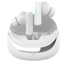 Fone De Ouvido Sem Fio Bluetooth Branco Mate 70 Tws Bt 5.3 Intra-auriculares Para Jogos Fones