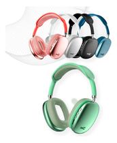 Fone de ouvido Sem Fio Bluetooth C/ Microfone Recarregável Max P9 Air Cor Azul