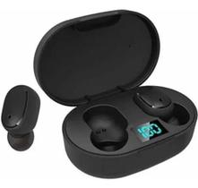 Fone de Ouvido Sem Fio Bluetooth Compatível Xiaomi Redmi Airdots 2 Preto Fone de Ouvido Sem Fio Bluetooth Compatível Xiaomi Redmi Airdots 2 Preto