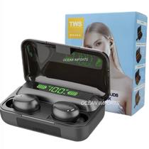 Fone De Ouvido Sem Fio Bluetooth F9-5 Carregador de Celular - TWS
