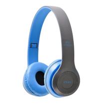 Fone de Ouvido sem Fio Bluetooth Headphone P47 com Rádio FM e Cartão de Memória SD Equalizador TWS de Haste Ajustavél