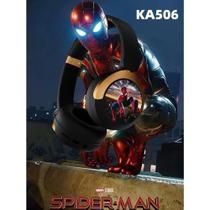 Fone De Ouvido Sem Fio Bluetooth Homem Aranha - Cartão De Memoria e Radio FM